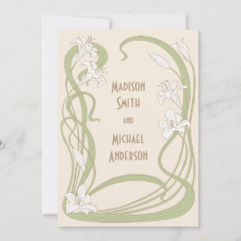 Invitación Boda de White Lilies