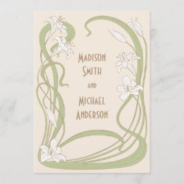 Invitación Boda de White Lilies