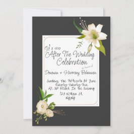 Invitación Boda de White Lilies