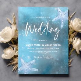 Invitación Boda Deep Blue Sea