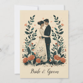 Invitación Boda del abrazo eterno