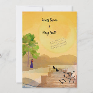 Invitación Boda del aire de ternura