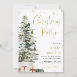 Invitación Boda del árbol de Navidad