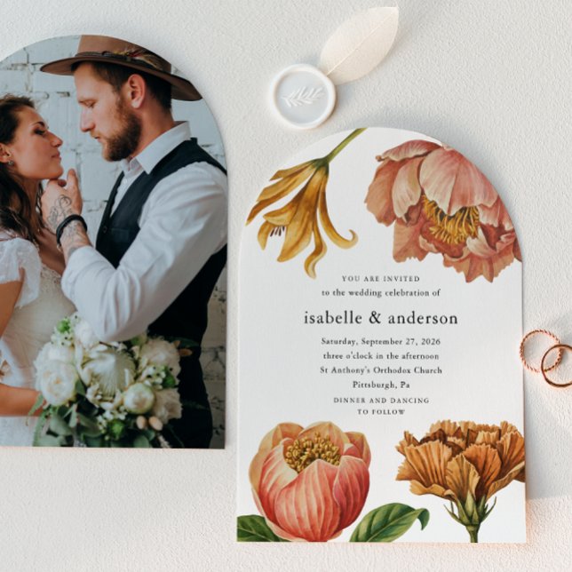Invitación Boda del Arco de Fotos Rústicas de la moda (Subido por el creador)