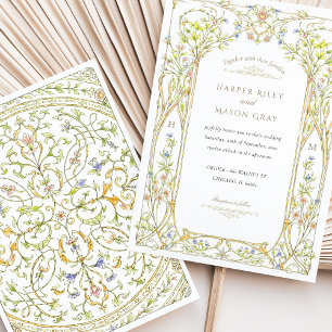 Invitación Boda del Arco de Viña Romántico Ornate