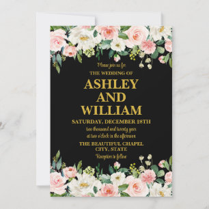 Invitación Boda del Boho Bohemian de Pink and Gold
