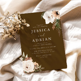 Invitación Boda del Boho Floral Gorgeous