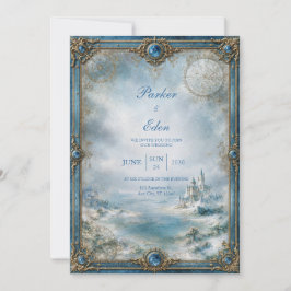 Invitación Boda del Castillo Azul Helado