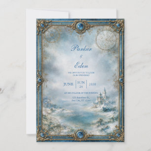 Invitación Boda del Castillo Azul Helado