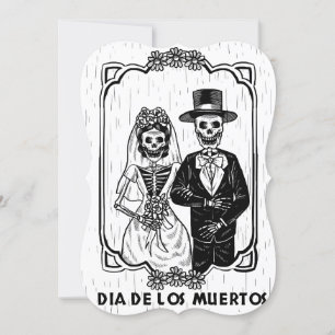 Invitación boda del día de muertos