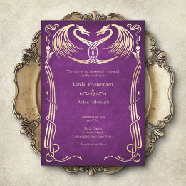 Invitación Boda del Dragón Viking Celtic