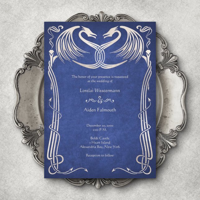 Invitación Boda del Dragón Viking Celtic (Subido por el creador)