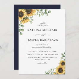 Invitación Boda del Eucalipto de Giro Rústico