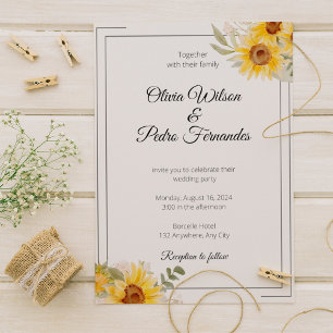 Invitación Boda del Eucalipto de Giro Rústico
