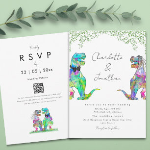 Invitación Boda del follaje Dinosaur Eucalyptus