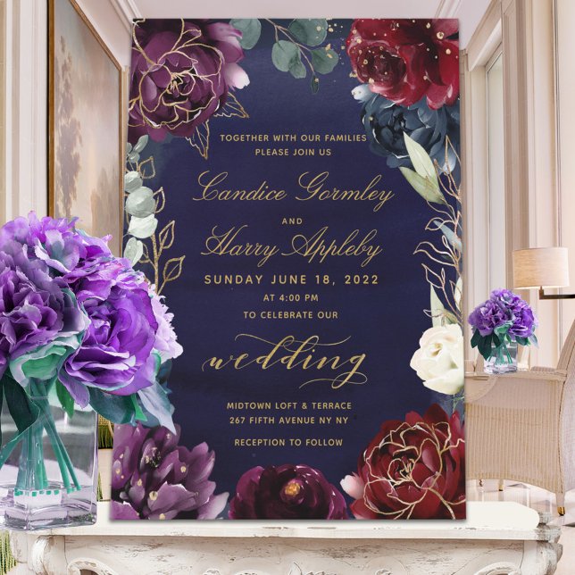 Invitación Boda del Jardín de Oro de la Marina de Borgoña (Subido por el creador)