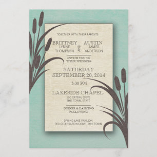 Invitación Boda del lago Aqua