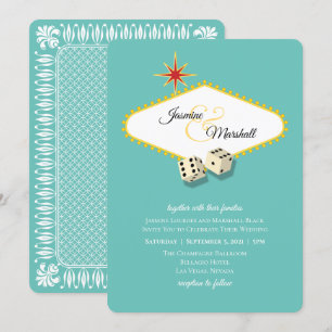 Invitación Boda del marquesino de Las Vegas en Aqua 2