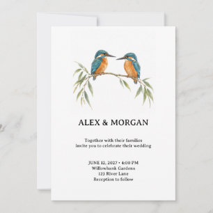 Invitación Boda del Martín Pescador de Two of a Feather