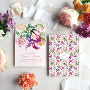 Invitación Boda del Máximalismo Botánico Salvaje