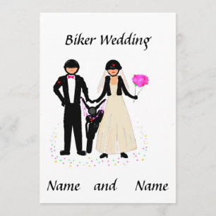 Invitación Boda del motociclista Agregar detalles