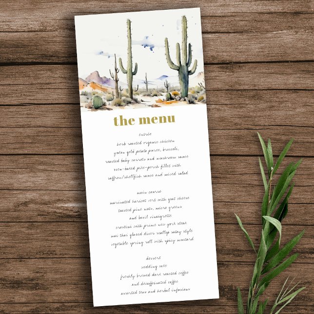 Invitación Boda del Paisaje del Desierto del Boho Occidental (Subido por el creador)
