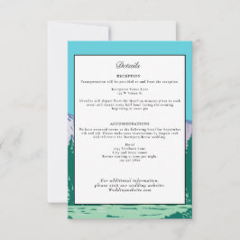 Invitación Boda del Parque Nacional Yosemite Detalles Retro