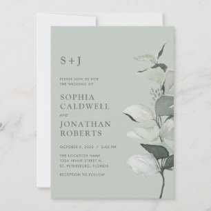 Invitación Boda del sabio botánico de Eucalyptus All in One