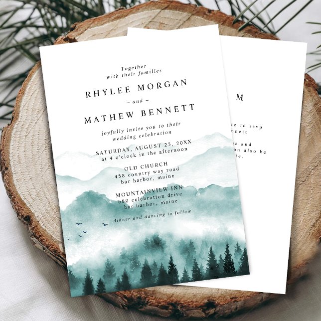 Invitación Boda del sitio web de Mountain Pine (Subido por el creador)
