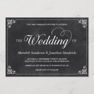 Invitación Boda del tablero de anuncios