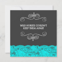 Boda del tablero de recortes de caballos salvajes