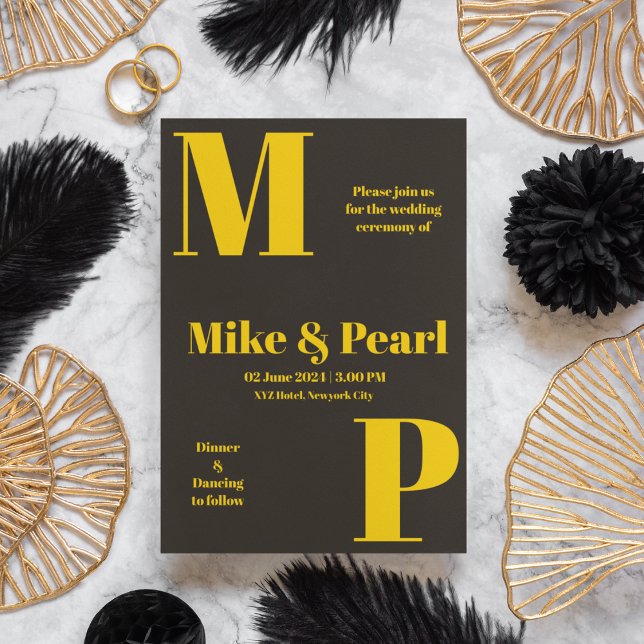 Invitación Boda del tema oscuro (Subido por el creador)