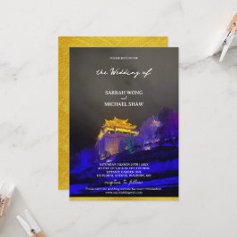Invitación Boda del templo chino