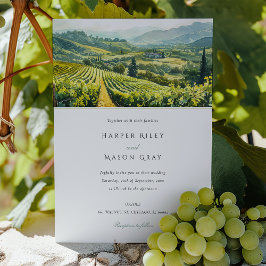 Invitación Boda del Valle de Napa