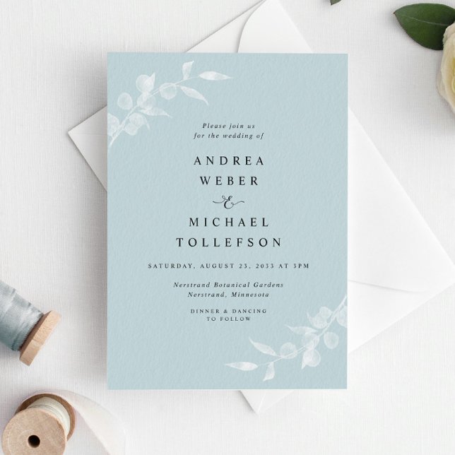 Invitación Boda Delicado de Turquesa Turquesa de Vidrio Marít (Subido por el creador)