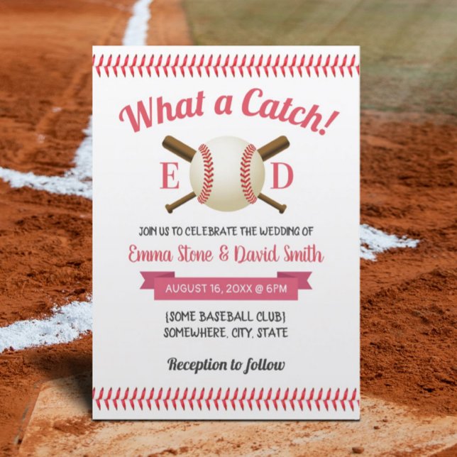 Invitación Boda Deportivo de Béisbol (Subido por el creador)