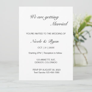 Invitación Boda digital Boda electrónico Boda moderno