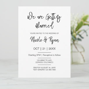 Invitación Boda digital Boda electrónico Boda moderno