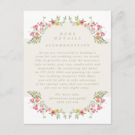 Invitación boda digital de arcos florales románticos Detalles