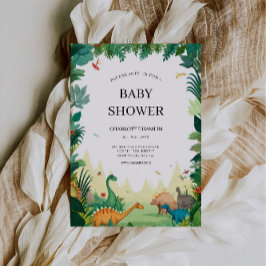 Invitación Boda Dinosaur Baby Shower