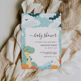 Invitación Boda Dinosaur Baby Shower