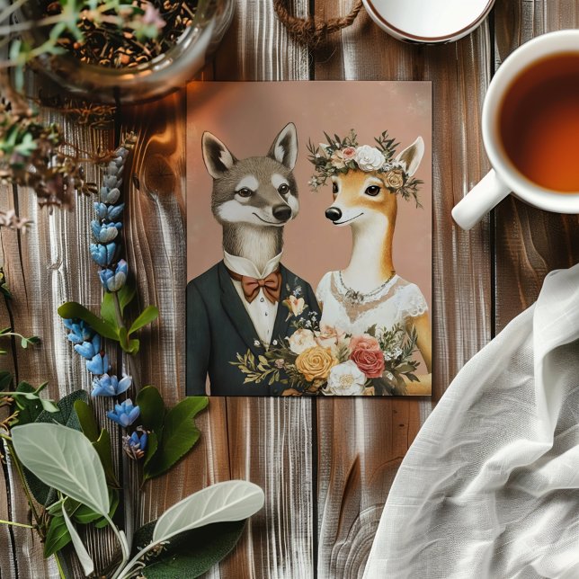 Invitación Boda divertida de animales (Subido por el creador)