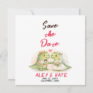 Invitación Boda divertida, guarde la fecha
