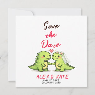 Invitación Boda divertida - salva la fecha