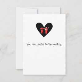 Invitación Boda divertida y divertida de langosta