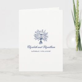 Invitación Boda doblado de la Noche minimalista Esbozada