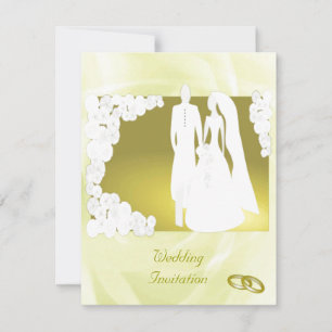 Invitación Boda Dorado