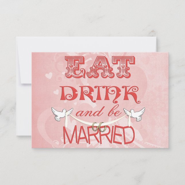 Invitación Boda Doves RSVP (Anverso)