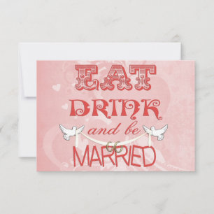 Invitación Boda Doves RSVP
