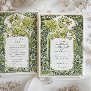 Invitación Boda Dragón Eslovenia Ljubljana